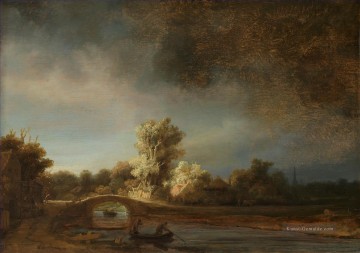 Rembrandt van Rijn Werke - Die Steinerne Brücke 1638 Rembrandt